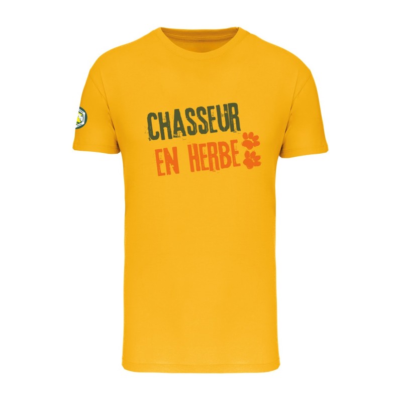 T Shirt - chasseur en herbe