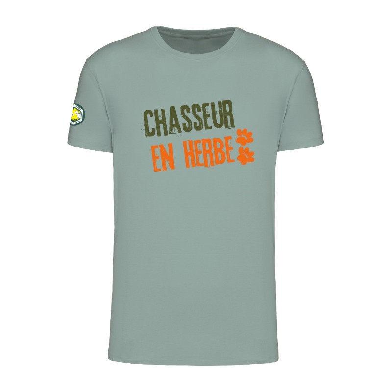 T Shirt - chasseur en herbe