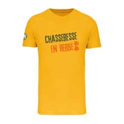 T Shirt - chasseresse en herbe