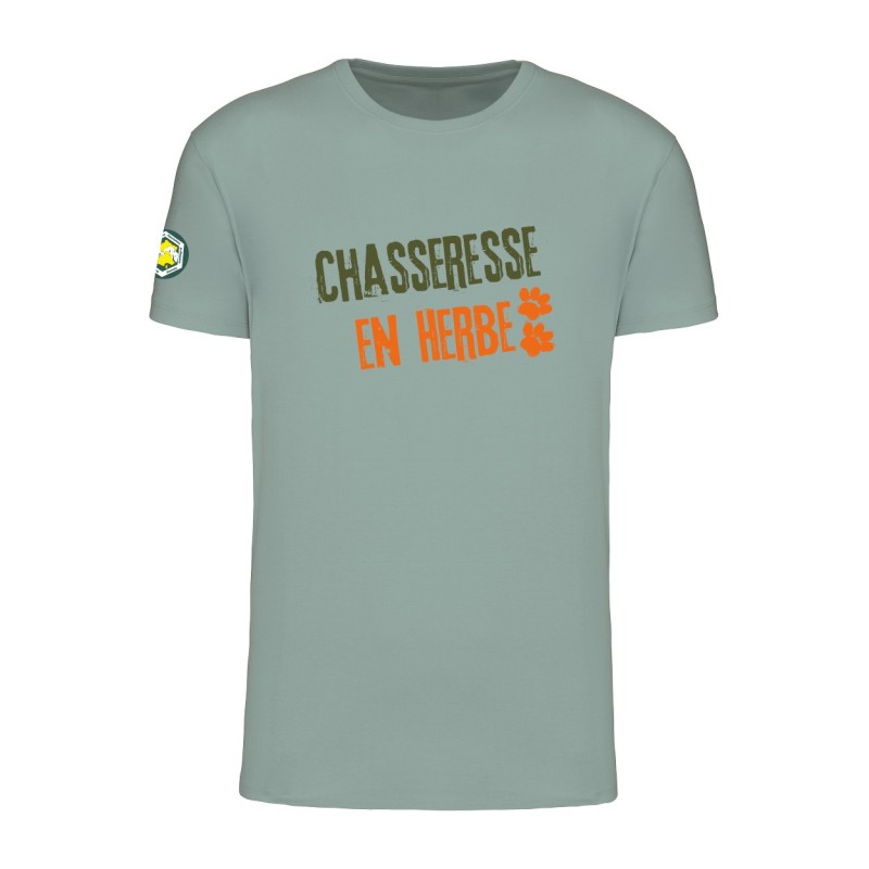 T Shirt - chasseresse en herbe