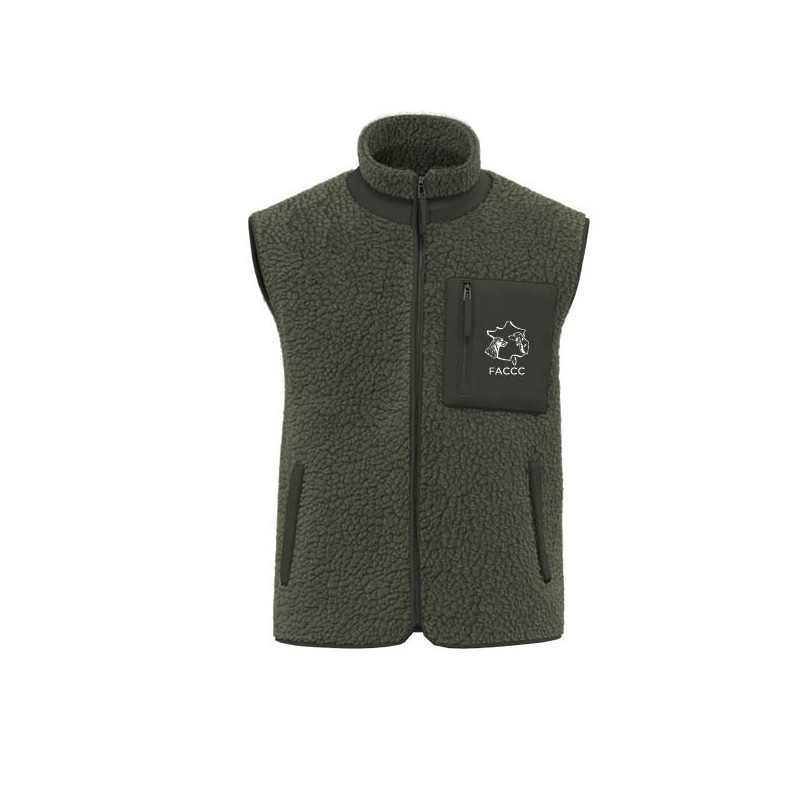 Bodywarmer sherpa unisexe