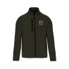 Veste zippée chinée homme