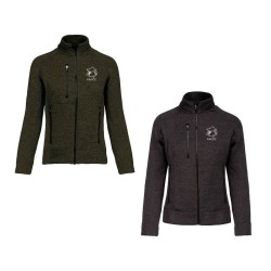 Veste zippée chinée femme