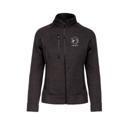 Veste zippée chinée femme