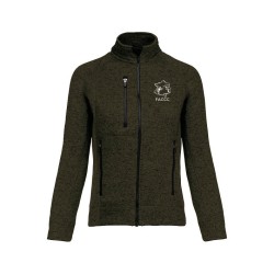 Veste zippée chinée femme