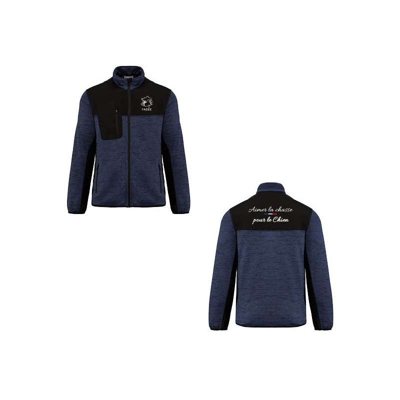 Veste polytricot homme