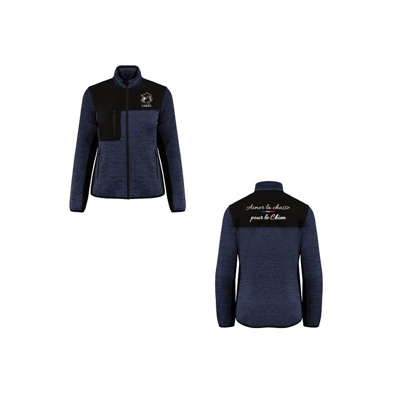 Veste polytricot femme