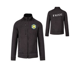 Veste zippée chinée femme
