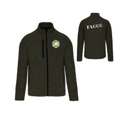 Veste zippée chinée femme
