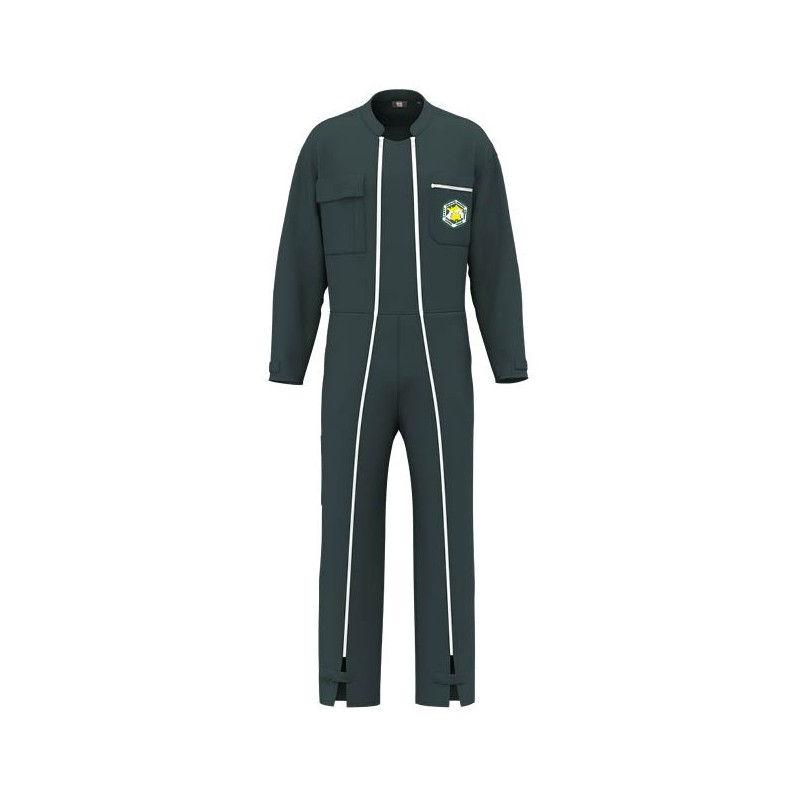 Combinaison double zip unisexe